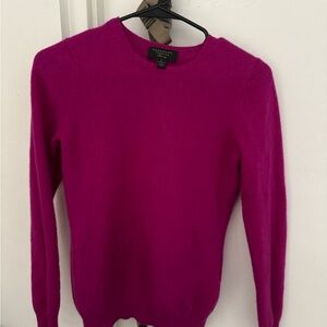 Charter Club Women's 100% Cashmere Magenta Sweater
